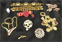 Miscellaneous Costume Jewelry lot as is