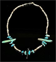 Vintage Navajo South Western Turquoise Necklace