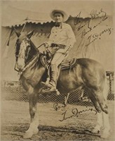 TOM MIX SIGNED PHOTOGRAPH