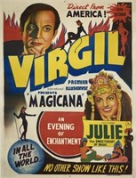 VIRGIL PREMIER ILLUSIONIST POSTER