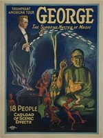 GEORGE THE SUPREME MASTER OF MAGIC POSTER