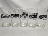 5 ANTIQUE 1920S CAR GLASSES 5.5"