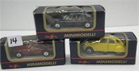 3   Maisto Minimodelli Cars