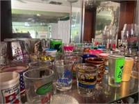 Assorted Shot Glasses and other Drinkware