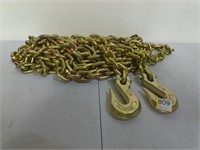 Hauling Chain W/Hooks 5/16 20ft in Length