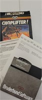 Choplifter Apple / IBM game and boxe/pamphlets