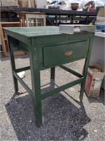 Green Work Bench With Drawer