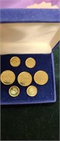 Box Set of Buttons 1/20 12K GF Engraved/Initials
