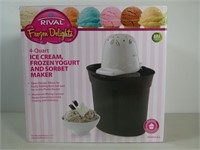 Ice Cream Frozen Yogurt/Sorbet Maker