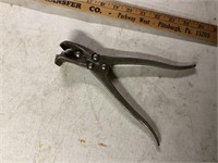 Antique seam former, metal working pliers