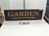 Garden sign shelf or hang