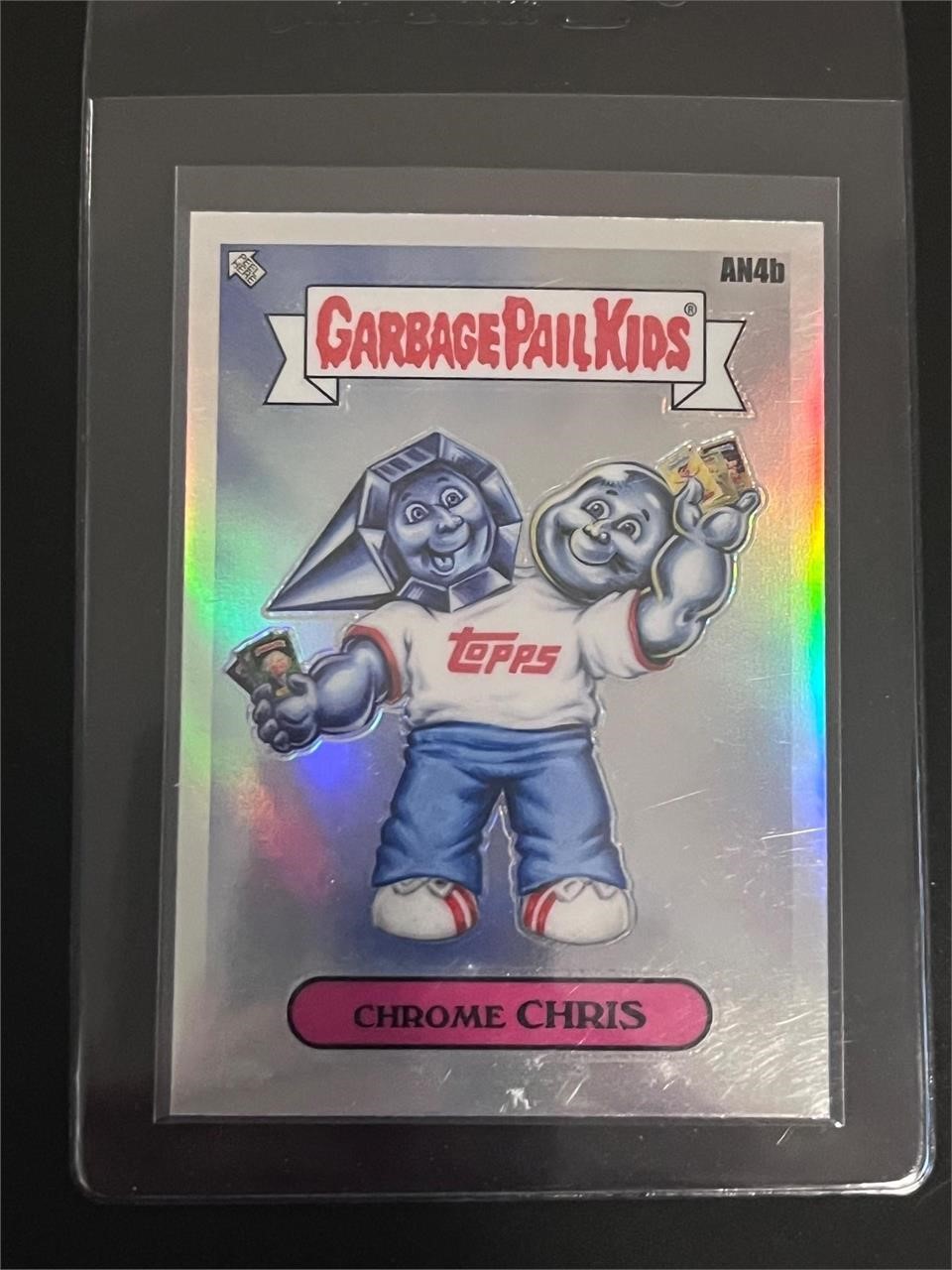 Chrome Chris Refractor Garbage Pail Kids