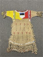 Beaded Native American Fabric Shirt