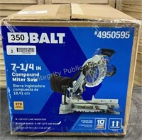 Kobalt 7-1/4” Compound Miter Saw $149 Retail