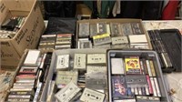 Hundreds Of Cassette Tapes Multiple Genres