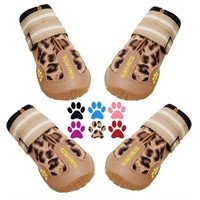 18-27 lbs - QUMY Dog Shoes for Large Dogs, Medium