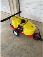 25 Gal Pull Behind Sprayer for Lawn Mower or
