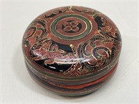 Burmese Lacquer Trinket Box