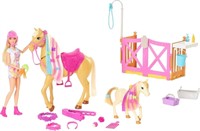 Barbie Groom 'n StyleHorse Playset with Blond Doll