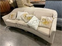 A. Rudin Beige Couch 96" like NEW wdd000329