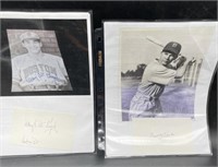 (D) Random Baseball Photos and autographs,12