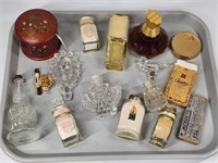 ASSORTED LOT OF PERFUME BOTTLES +