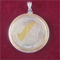 2006 British $10 Silver Coin Charm  - 500th