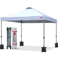 MASTERCANOPY Durable Pop-up Canopy Tent with Rolle