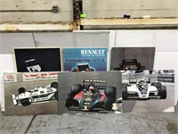 Vintage racing posters
