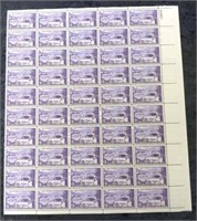 1953 50 YEARS TRUCKING INDUSTRY 3 CENT STAMP SHEET