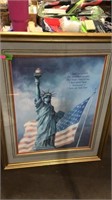 Statue of Liberty framed