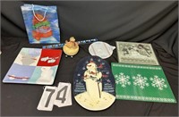 Trays & Christmas items