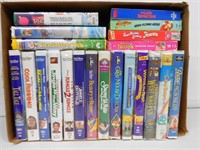 Lot of 21 Children's VHS Movies 7B