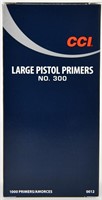 Box of 1000 CCI Large Pistol Primers #300