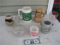 Madison P/U Only Lot of Beer Steins & Misc