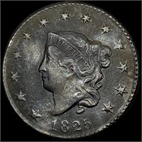 1825 Coronet Head Large Cent NEARLY UNCIRCULATED