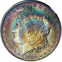 $1 1880-S  NGC  MS66*