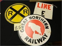Great Northern Railway Metal Sign (14"), Railroad-