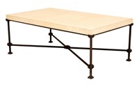 Giacometti Style Wrought Iron Coffee Table