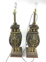 Two matching lamps