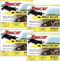 Tomcat Mole Killer Worm Bait, 10 Count (Pack of 4)