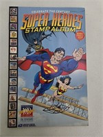 G) DC Comics, Super Heroes Stamp Album