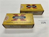Western X Center Fire Cartridges