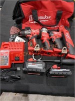 Milwaukee M18 Fuel 4 Tool Combo Kit