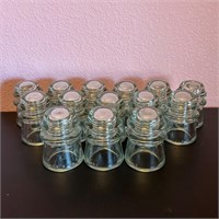 Vintage Insulators, “Kerr”, 14 total