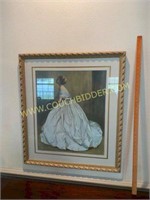 Victorian Lady Framed Print by JPL 1969