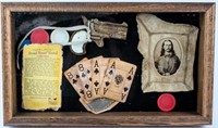 Wild Bill Hickok's Dead Man's Hand Shadow Box
