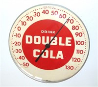 DOUBLE COLA SODA POP ADVERTISING THERMOMETR