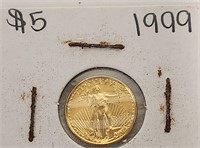 279 - 1999 US $5 GOLD COIN (107)