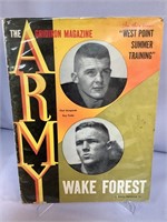 Army vs Wake Forest 1962 program